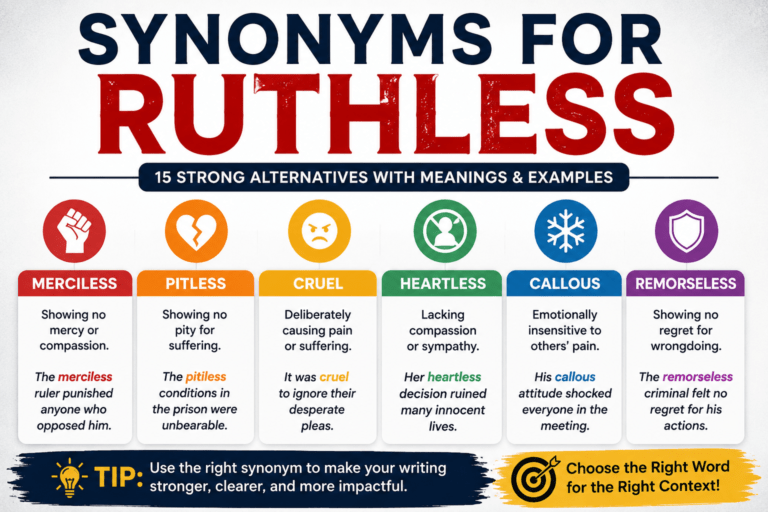 synonyms of ruthless