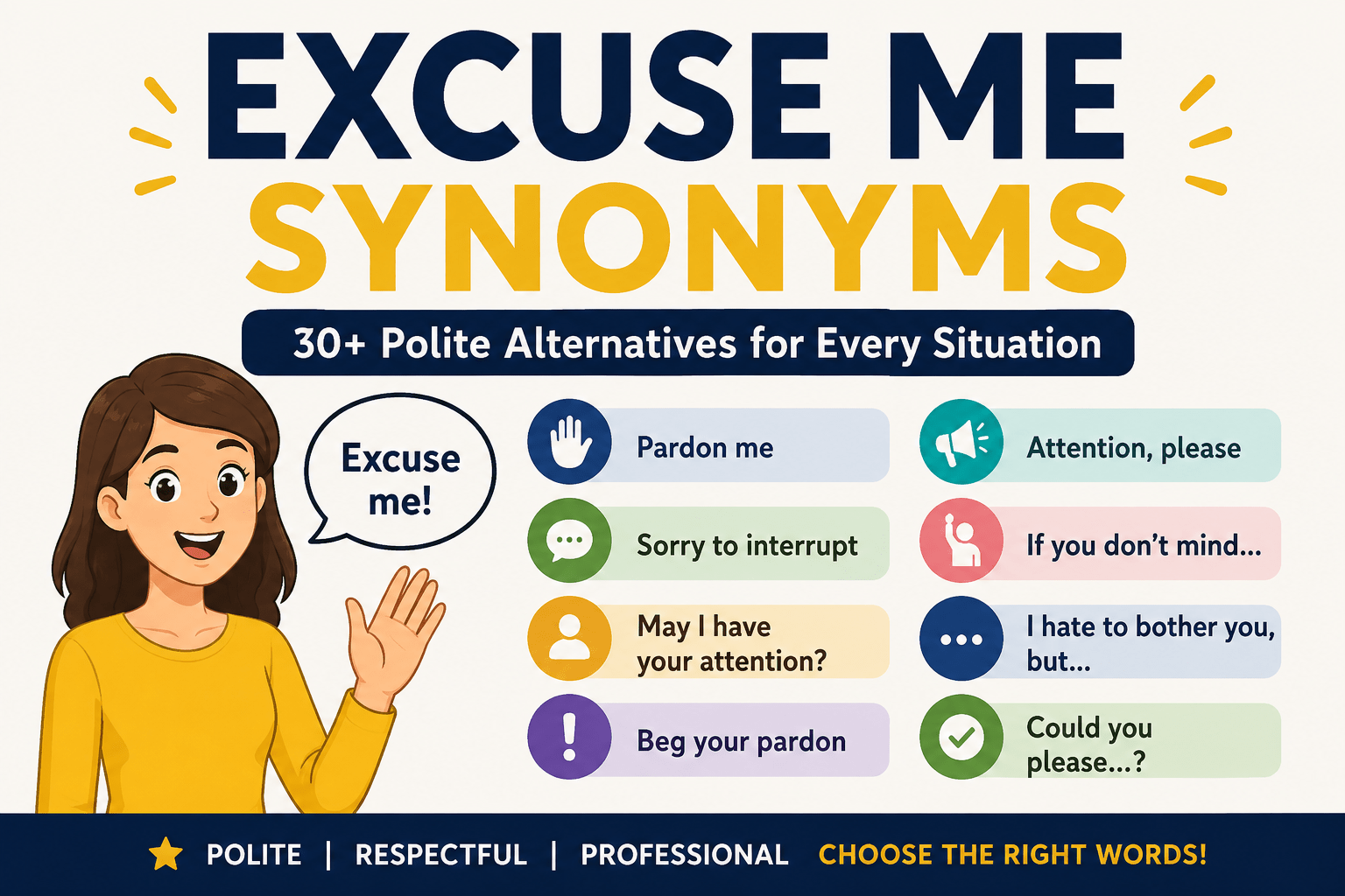 excuse me synonyms