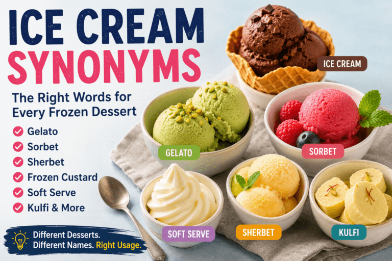 ice cream synonyms