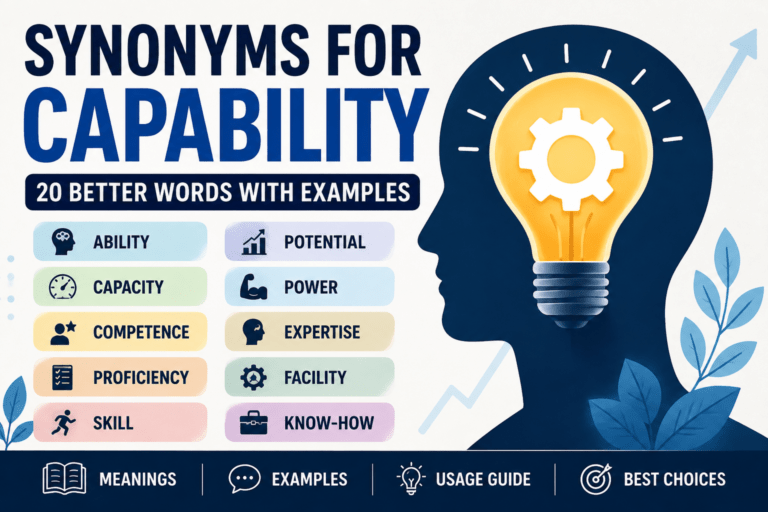 synonyms for capability
