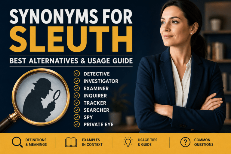 synonyms for sleuth