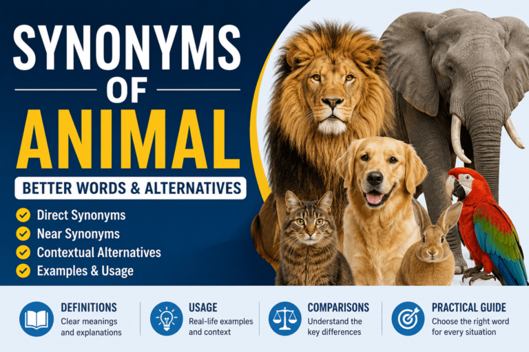 synonyms of animal