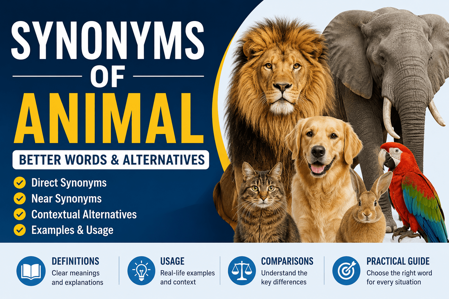 synonyms of animal