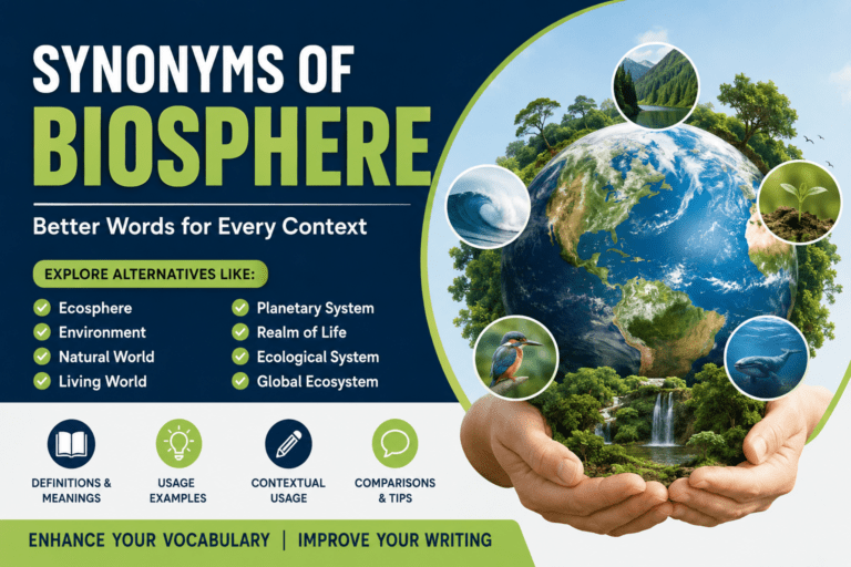 synonyms of biosphere