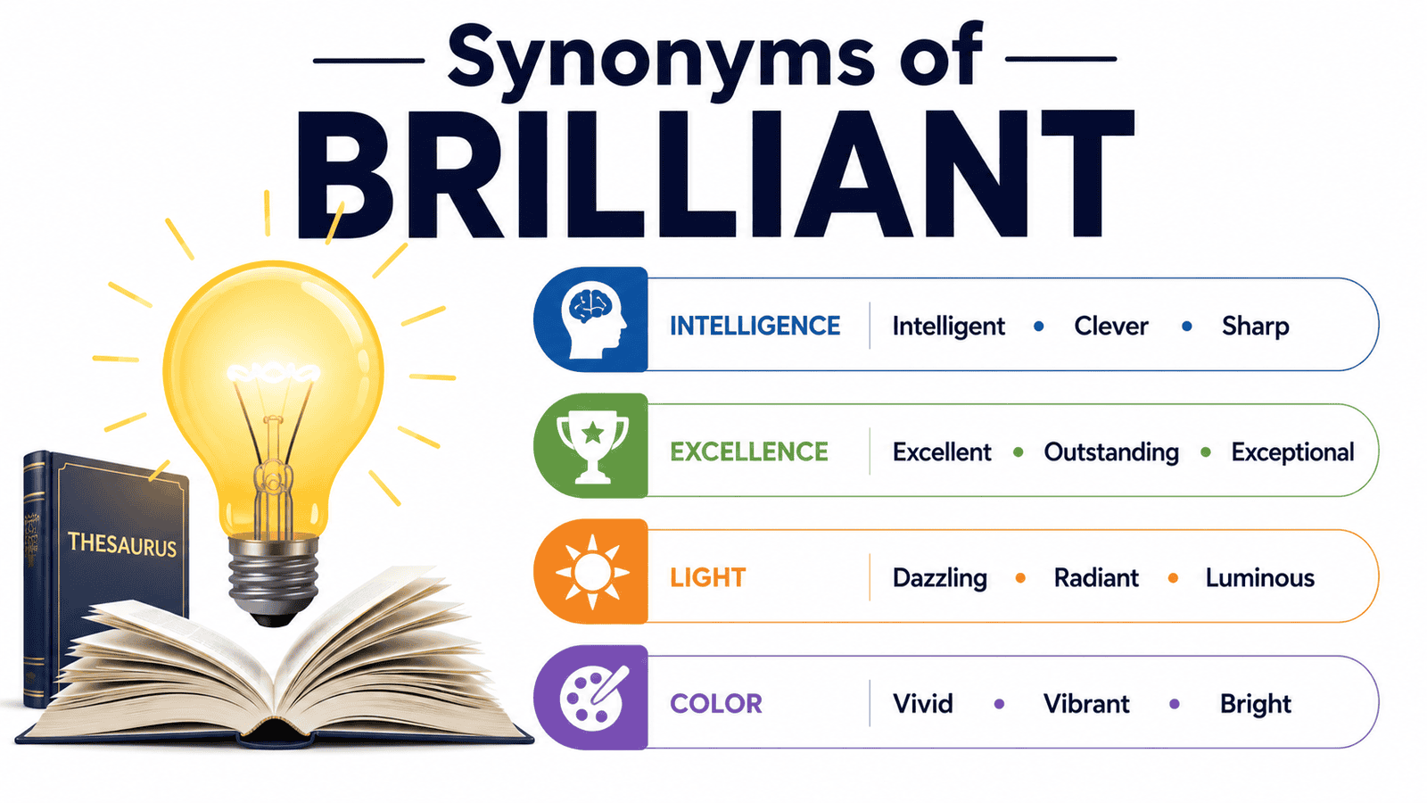 synonyms of brilliant