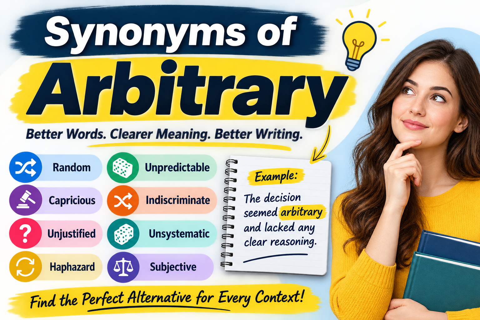 synonyms of arbitrary